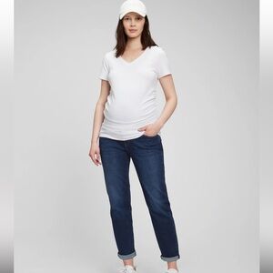 Gap maternity jeans with belly band